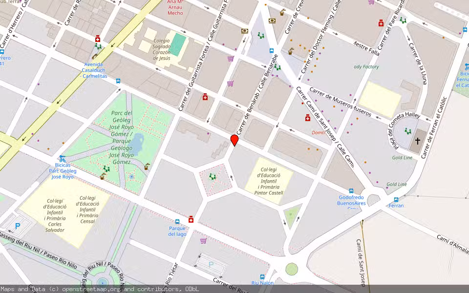 Mapa de Subasta Inmueble (Vivienda) en Castellon, Castellón/Castelló