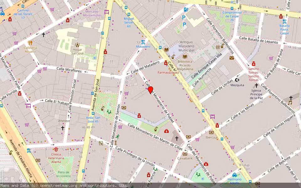Mapa de Subasta Inmueble (Vivienda) en Zaragoza