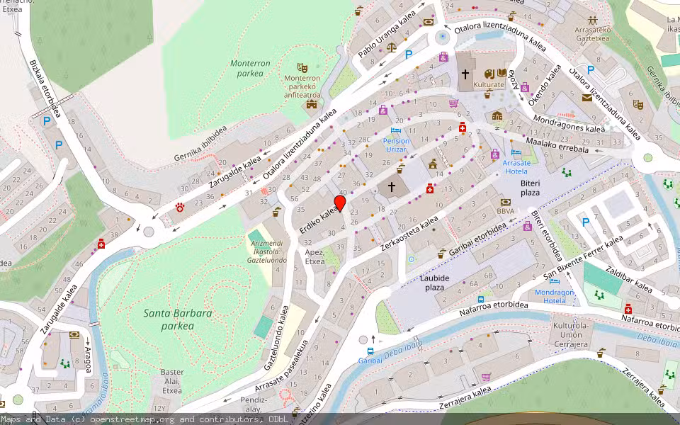 Mapa de Subasta Inmueble (Vivienda) en Arrasate, Gipuzkoa