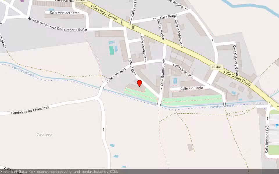 Mapa de Subasta Inmueble (Vivienda) en San Andrés Del Rabanedo, León