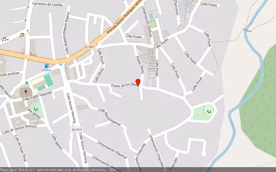 Mapa de Subasta Inmueble (Vivienda) en Sotillo De La Adrada, Ávila