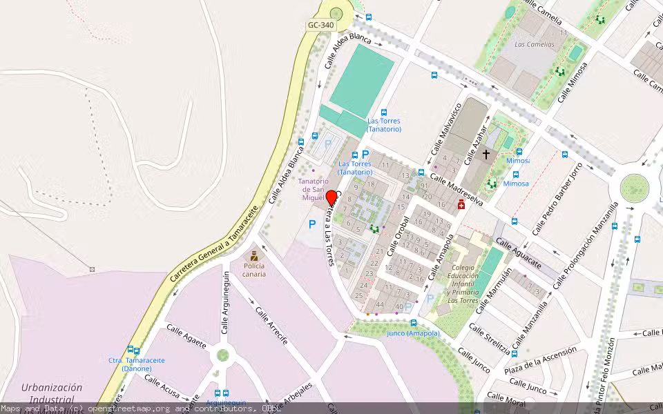 Mapa de Subasta Inmueble (Vivienda) en Las Palmas De Gran Canaria, Las Palmas