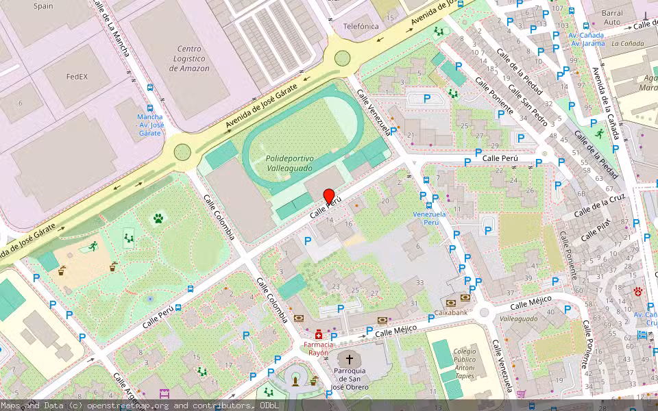 Mapa de Subasta Inmueble (Vivienda) en Coslada, Madrid