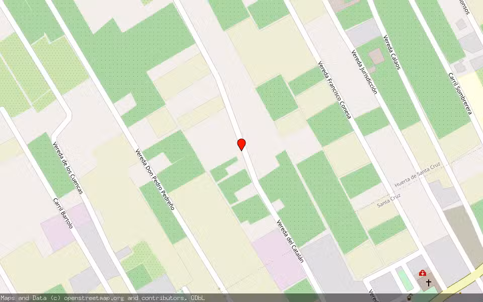 Mapa de Subasta Inmueble (Nave industrial) en Murcia