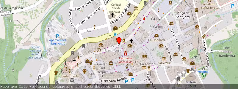 Mapa de Subasta de Inmueble (Local comercial) en Valls, Tarragona 