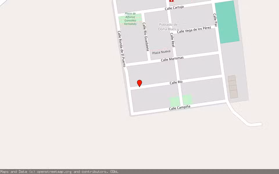 Mapa de Subasta Inmueble (Vivienda) en El Puerto De Santa Maria, Cádiz