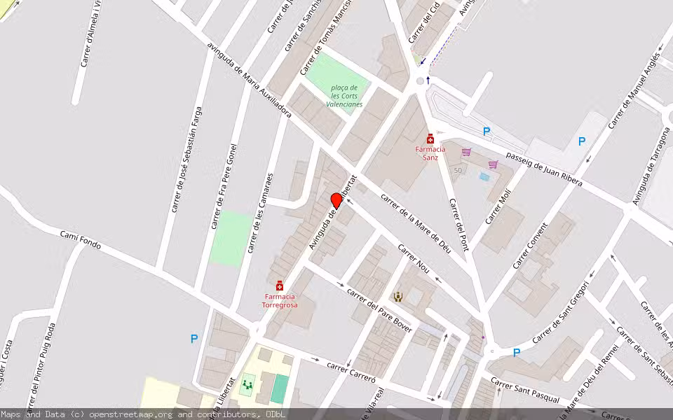 Mapa de Subasta Inmueble (Vivienda) en Vinaròs, Castellón/Castelló