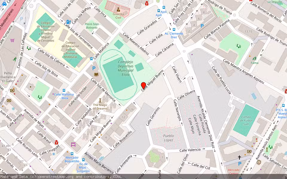 Mapa de Subasta Inmueble (Vivienda) en Fuengirola, Málaga