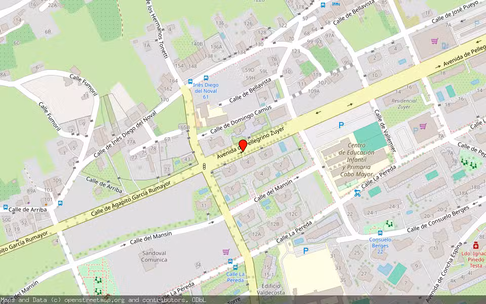 Mapa de Subasta Inmueble (Garaje) en Santander, Cantabria