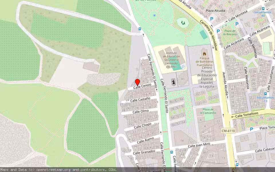 Mapa de Subasta Inmueble (Vivienda) en Puertollano, Ciudad Real