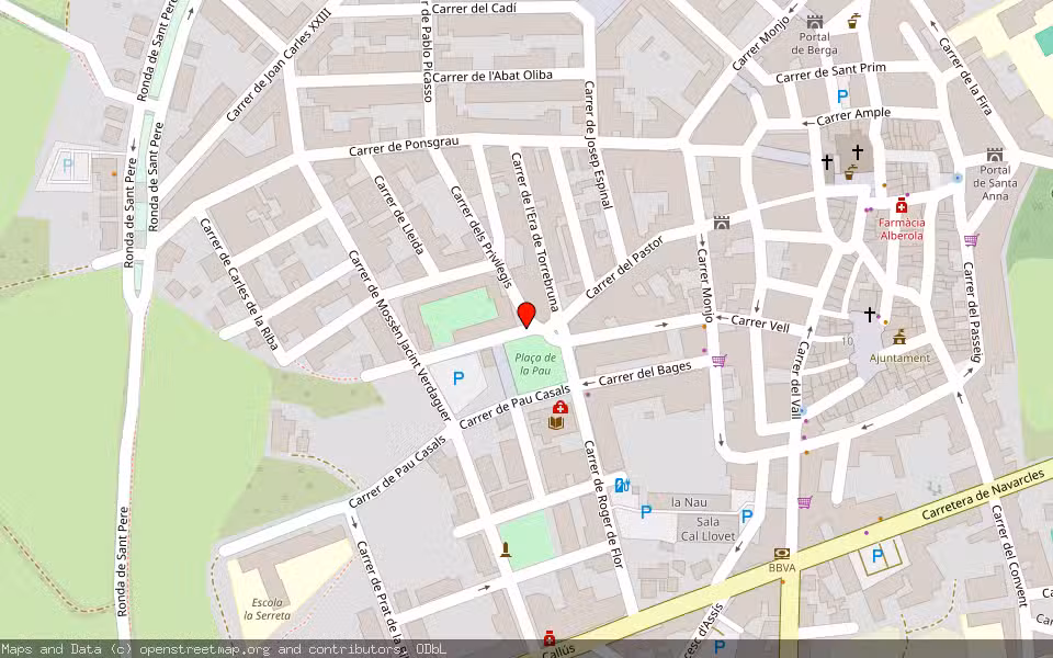 Mapa de Subasta Inmueble (Solar) en Santpedor, Barcelona