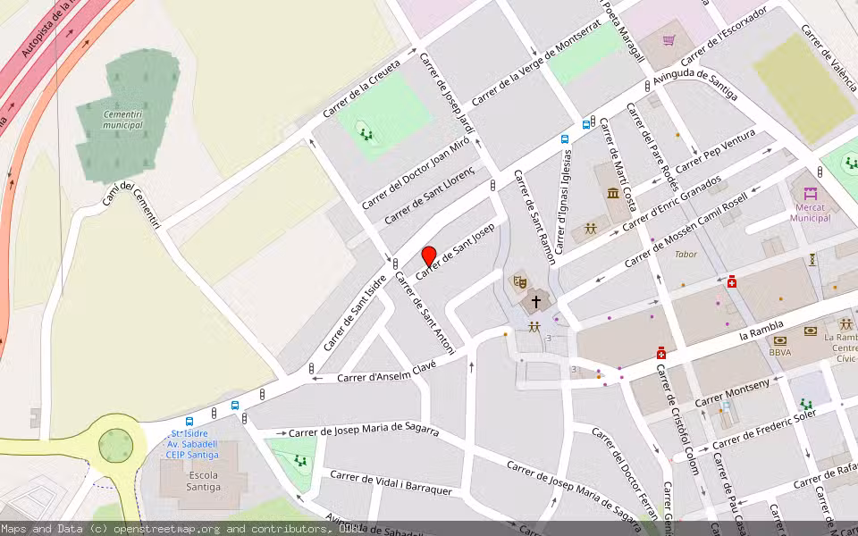 Mapa de Subasta Inmueble (Vivienda) en Santa Perpetua De Mogoda, Barcelona
