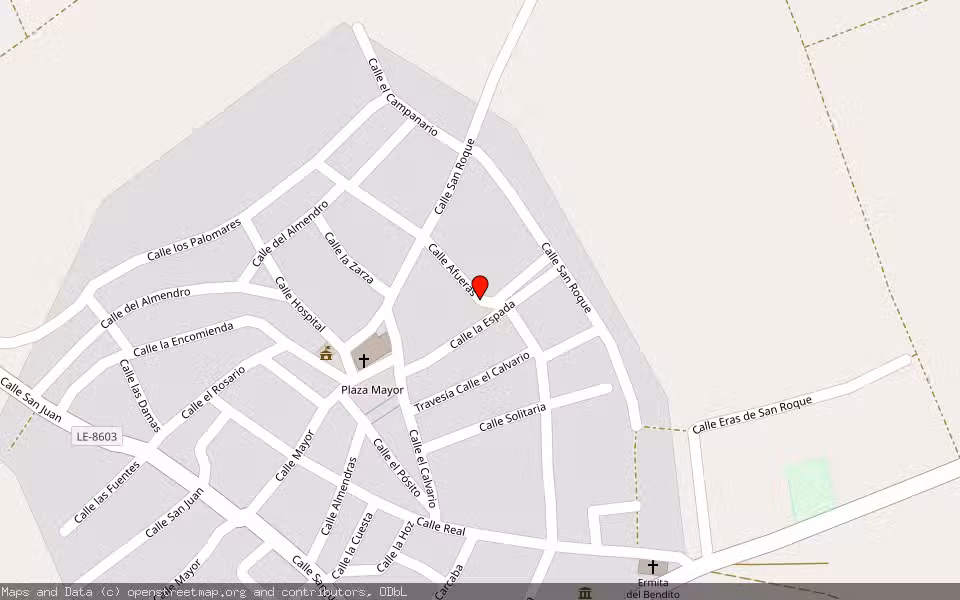 Mapa de Subasta Inmueble (Vivienda) en Gordoncillo, León