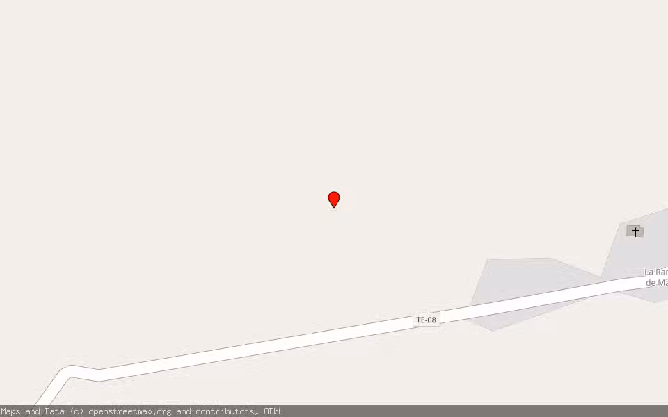 Mapa de Subasta Inmueble (Finca rústica) en Paraje La Rambla De Martin - Municipio Martin Del Rio, Teruel