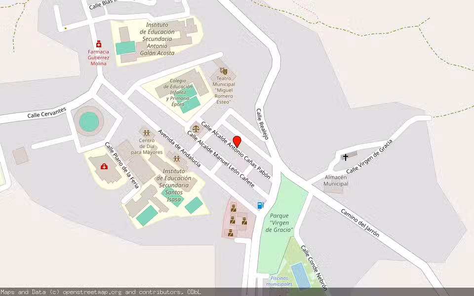 Mapa de Subasta Inmueble (Vivienda) en Montoro, Córdoba