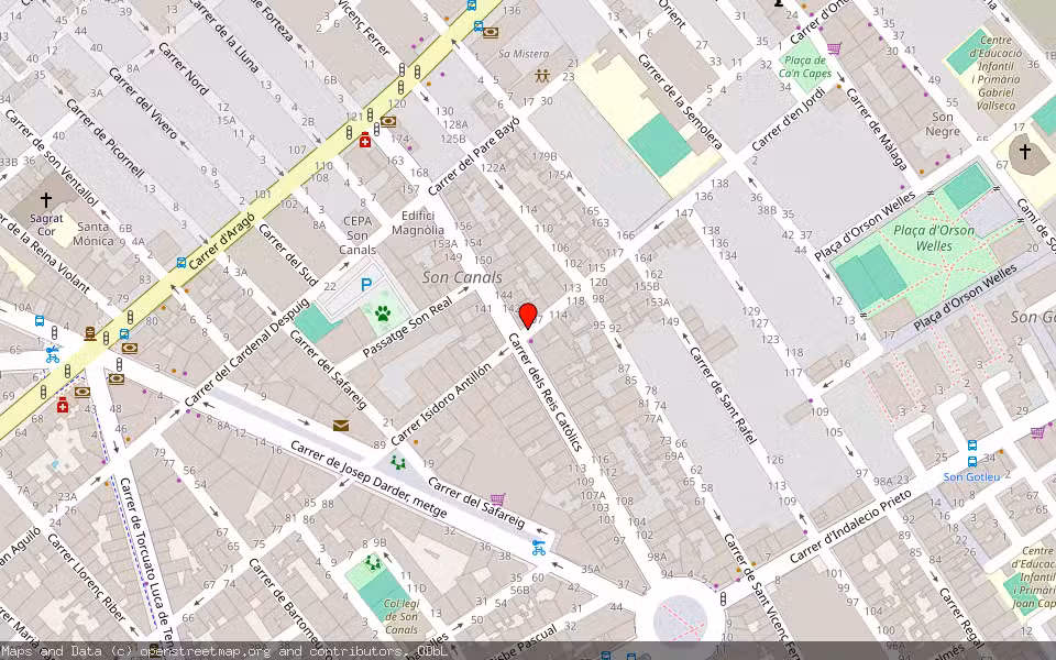 Mapa de Subasta Inmueble (Trastero) en Palma, Illes Balears