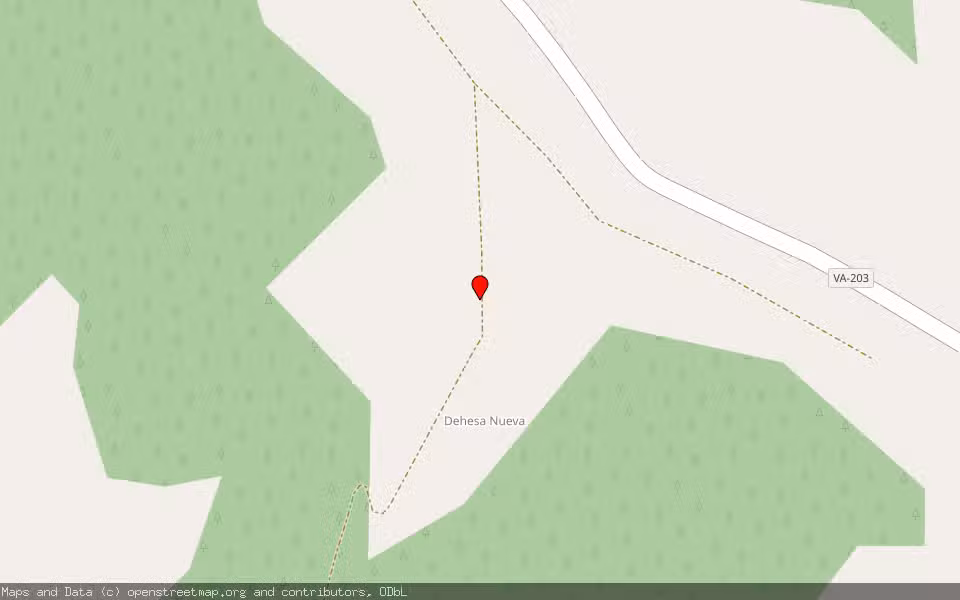 Mapa de Subasta Inmueble (Finca rústica) en Quintanilla De Onesimo, Valladolid