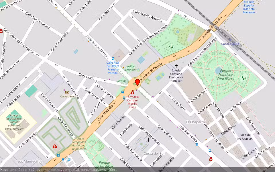 Mapa de Subasta Inmueble (Otros) en Dos Hermanas, Sevilla