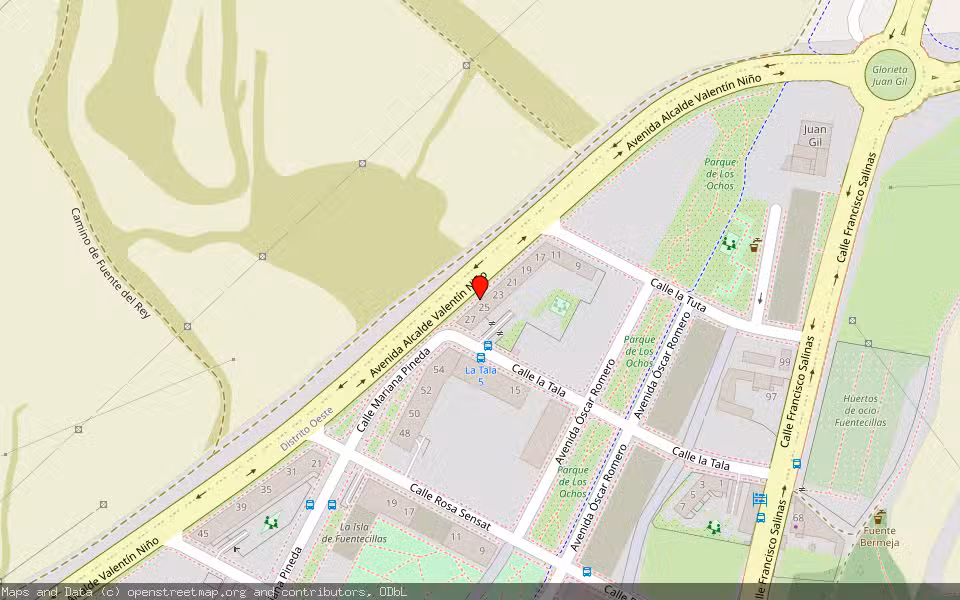 Mapa de Subasta Inmueble (Garaje) en Burgos