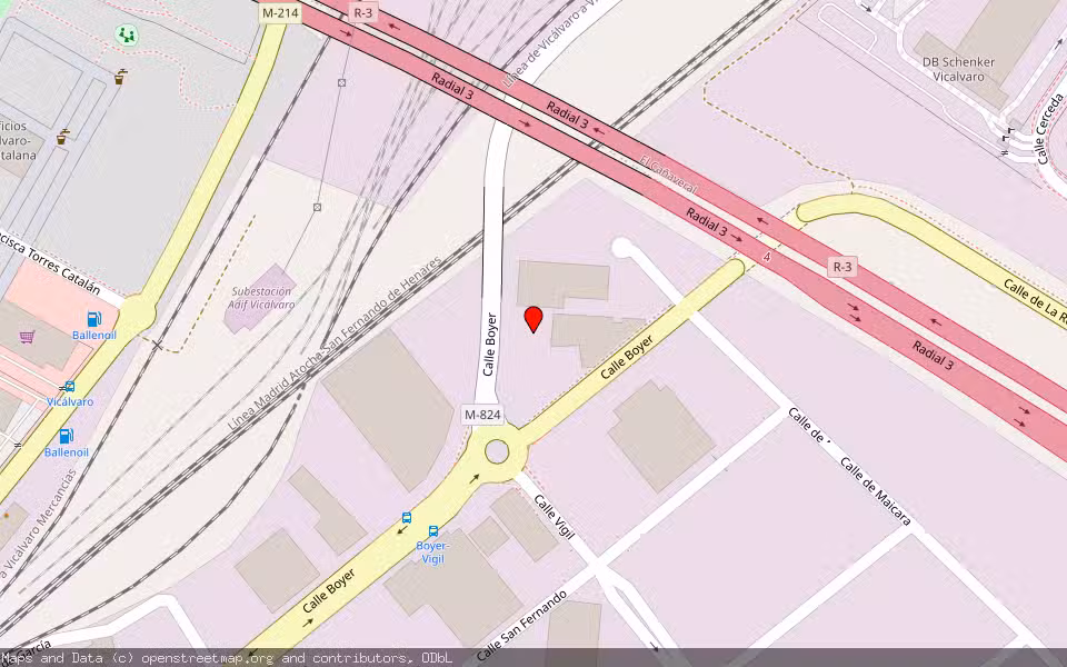 Mapa de Subasta Inmueble (Otros) en Coslada, Madrid