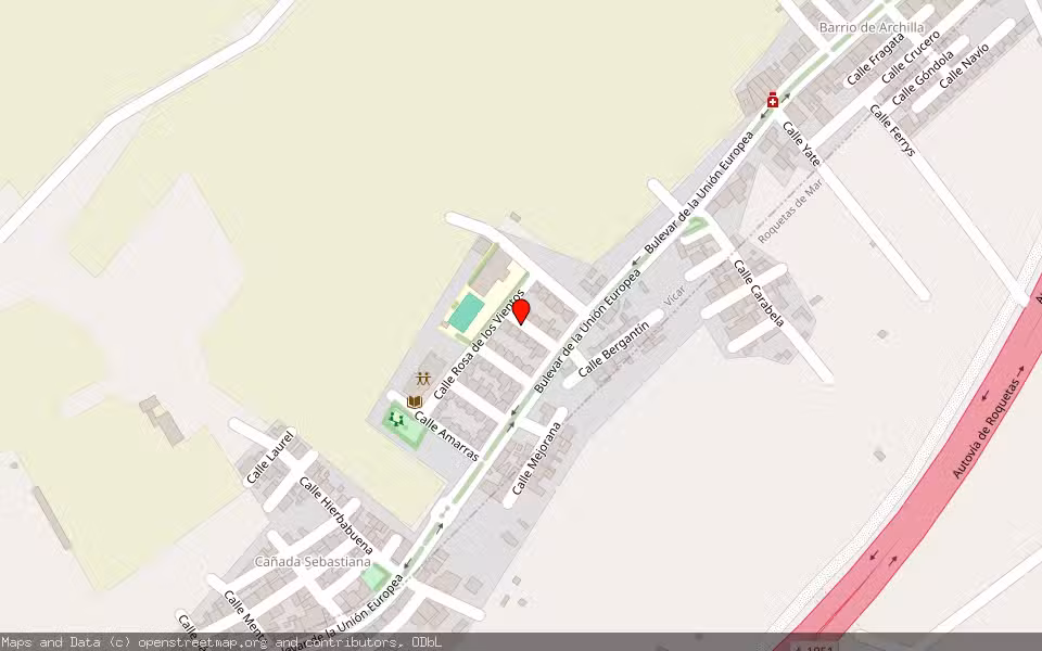 Mapa de Subasta Inmueble (Vivienda) en Vicar, Almería