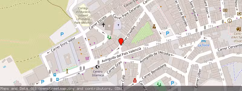Mapa de Subasta de Inmueble (Local comercial) en Benissa, Alicante 