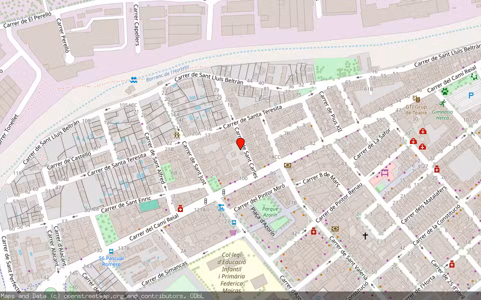 Mapa de Subasta Inmueble (Vivienda) en Torrent, Valencia/València