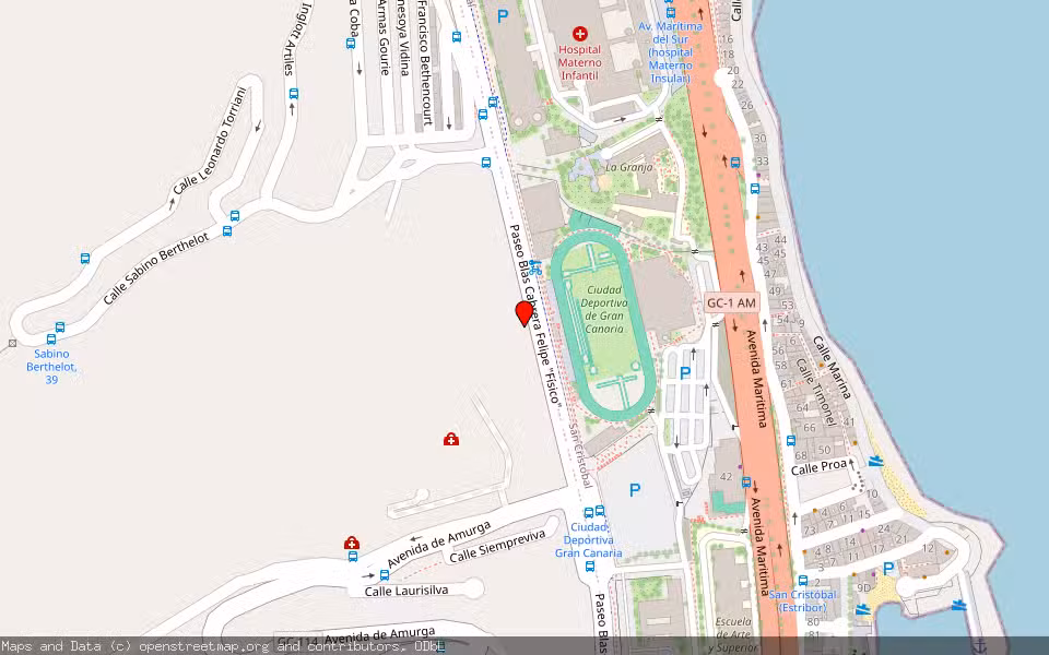 Mapa de Subasta Inmueble (Vivienda) en Las Palmas De Gran Canaria, Las Palmas