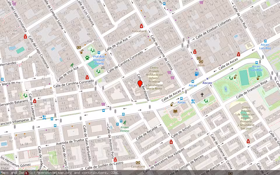 Mapa de Subasta Inmueble (Vivienda) en Madrid