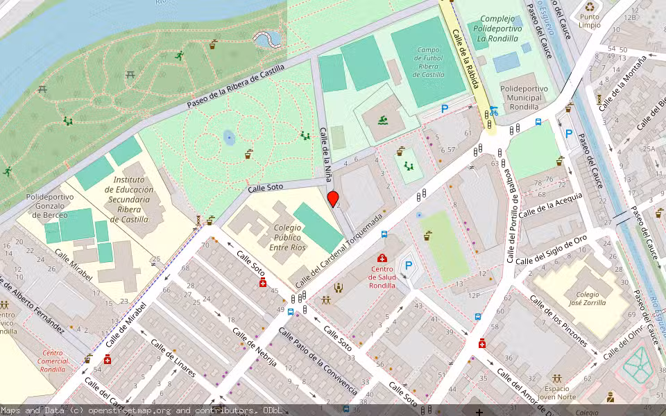 Mapa de Subasta Inmueble (Local comercial) en Valladolid
