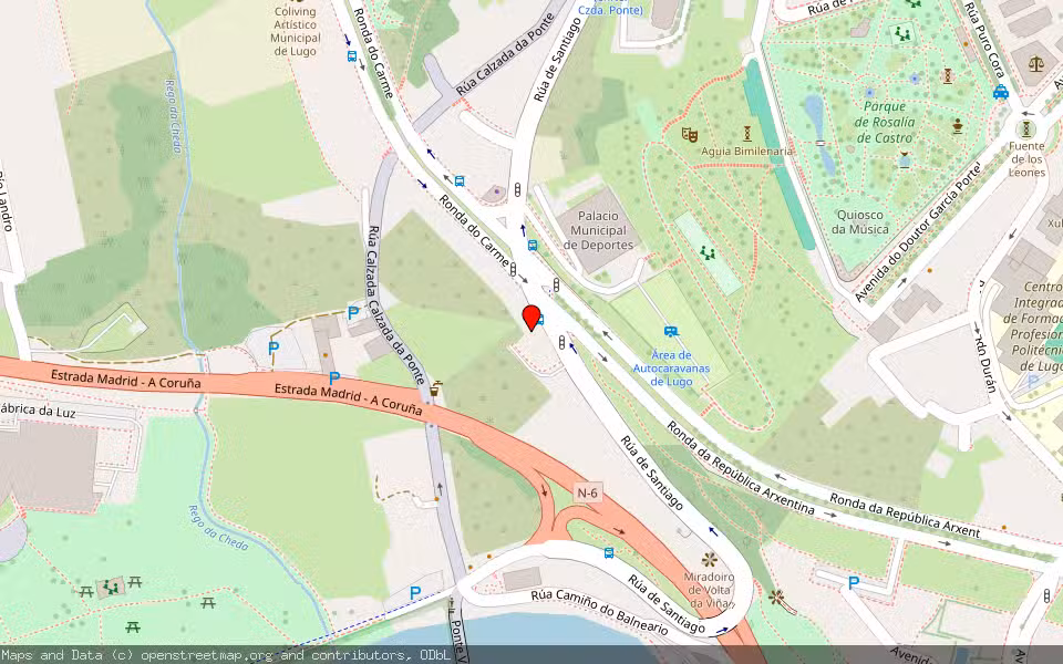 Mapa de Subasta Inmueble (Vivienda) en Lugo