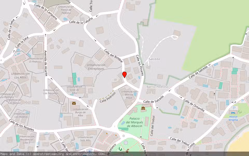 Mapa de Subasta Inmueble (Garaje) en Noja, Cantabria