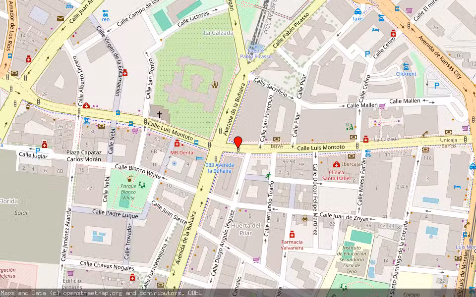 Mapa de Subasta Inmueble (Vivienda) en Sevilla
