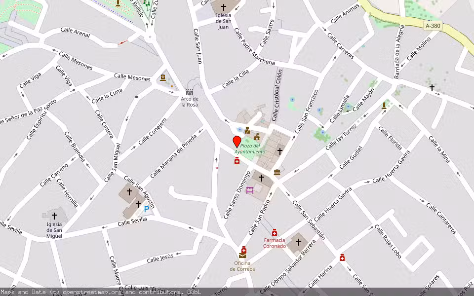 Mapa de Subasta Inmueble (Finca rústica) en Marchena, Sevilla