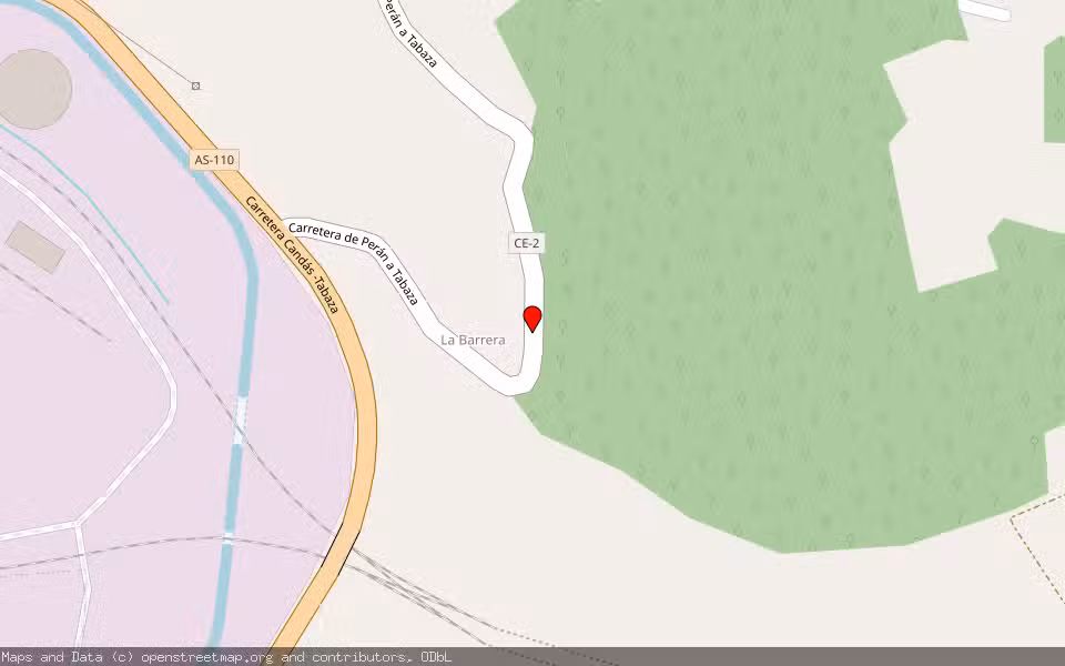 Mapa de Subasta Inmueble (Finca rústica) en Carreño, Asturias