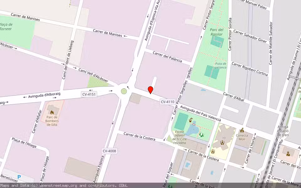Mapa de Subasta Inmueble (Vivienda) en Silla, Valencia/València