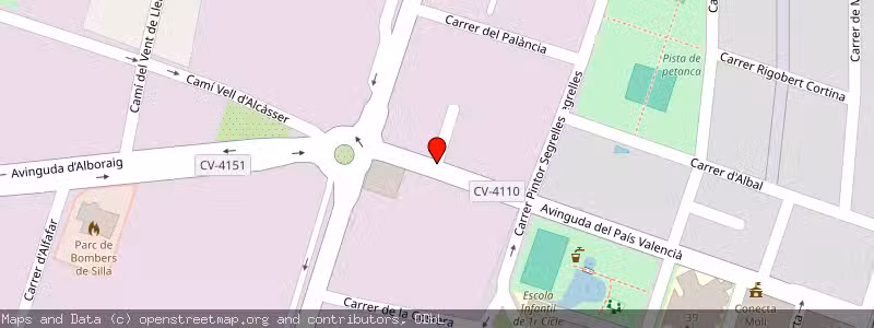 Mapa de Subasta de Inmueble (Vivienda) en Silla, Valencia 