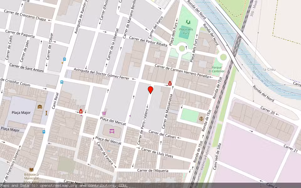 Mapa de Subasta Inmueble (Vivienda) en Catarroja, Valencia/València