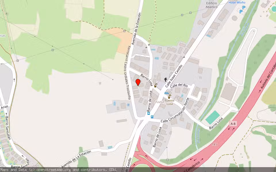 Mapa de Subasta Inmueble (Vivienda) en Lusa - Castro Urdiales, Cantabria