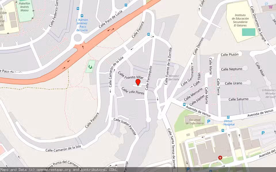 Mapa de Subasta Inmueble (Vivienda) en Algeciras, Cádiz