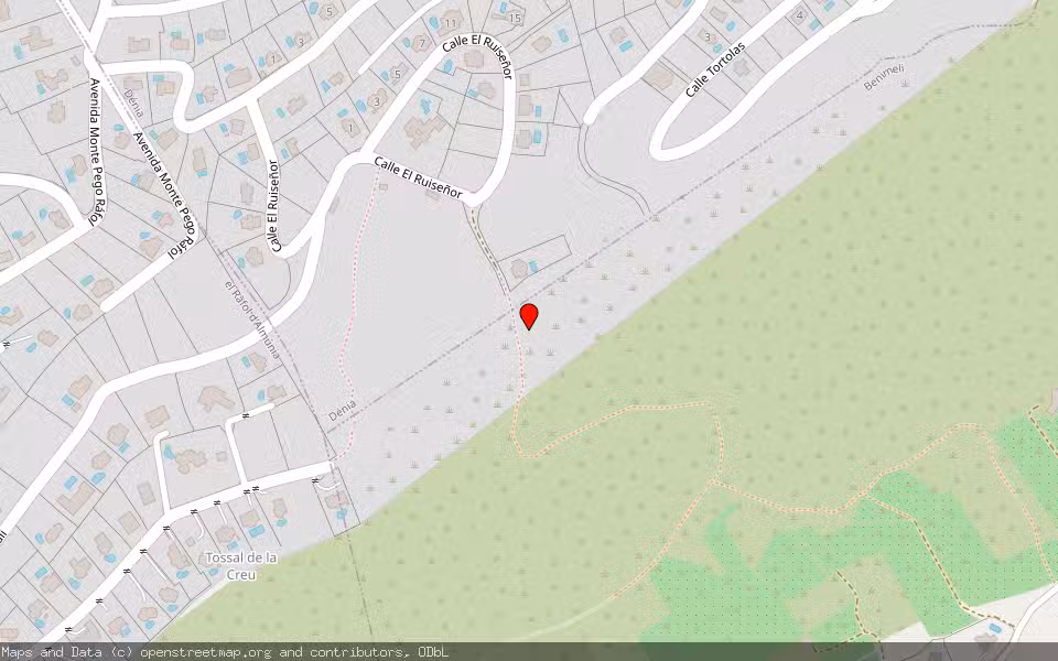 Mapa de Subasta Inmueble (Finca rústica) en Cogul, Lleida