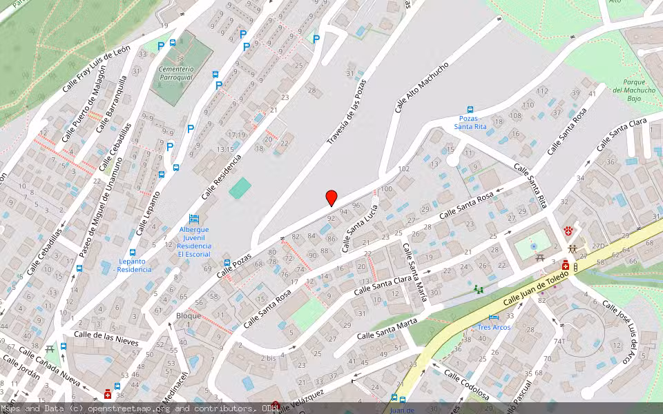 Mapa de Subasta Inmueble (Otros) en San Lorenzo De El Escorial, Madrid