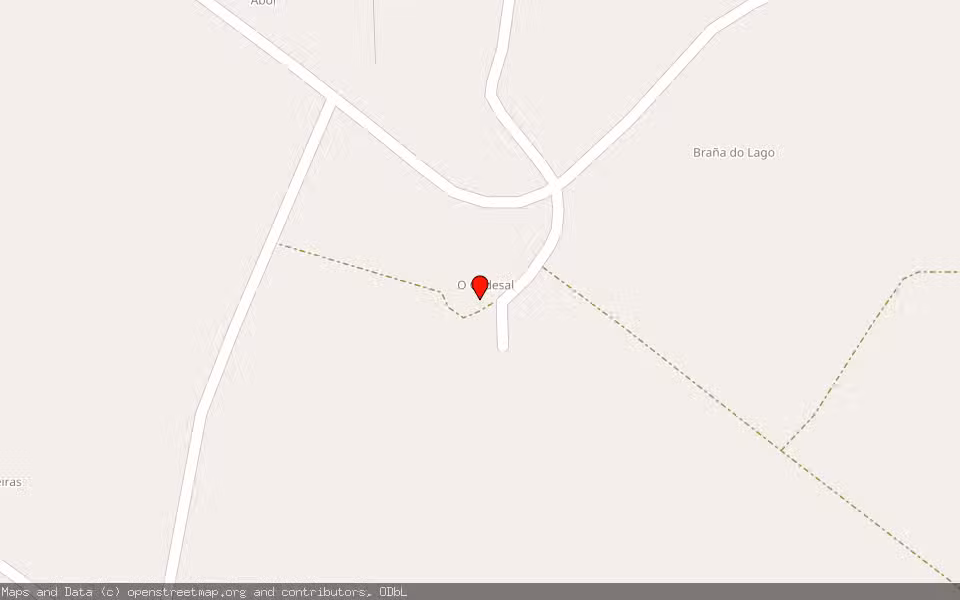 Mapa de Subasta Inmueble (Vivienda) en Rábade, Lugo