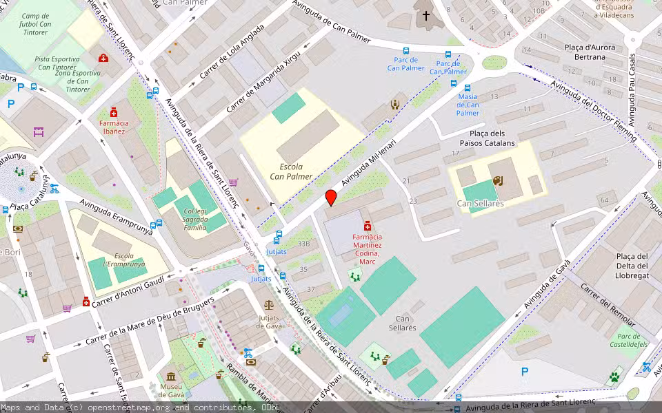 Mapa de Subasta Inmueble (Vivienda) en Viladecnas, Barcelona