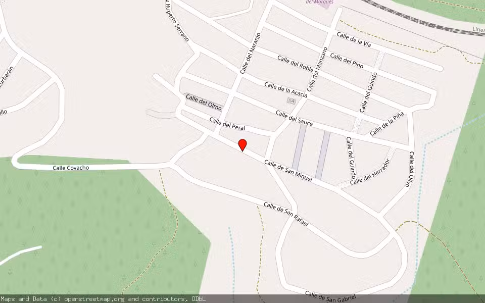 Mapa de Subasta Inmueble (Vivienda) en Las Navas Del Marques, Ávila