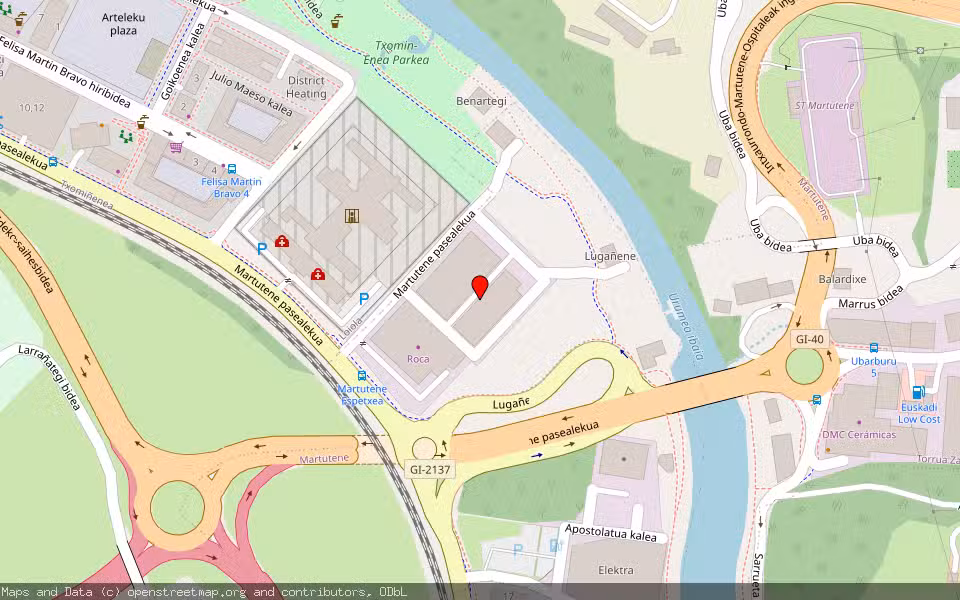 Mapa de Subasta Inmueble (Local comercial) en Donostia, Gipuzkoa