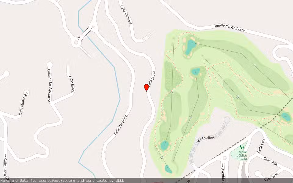 Mapa de Subasta Inmueble (Vivienda) en Benalmadena, Málaga