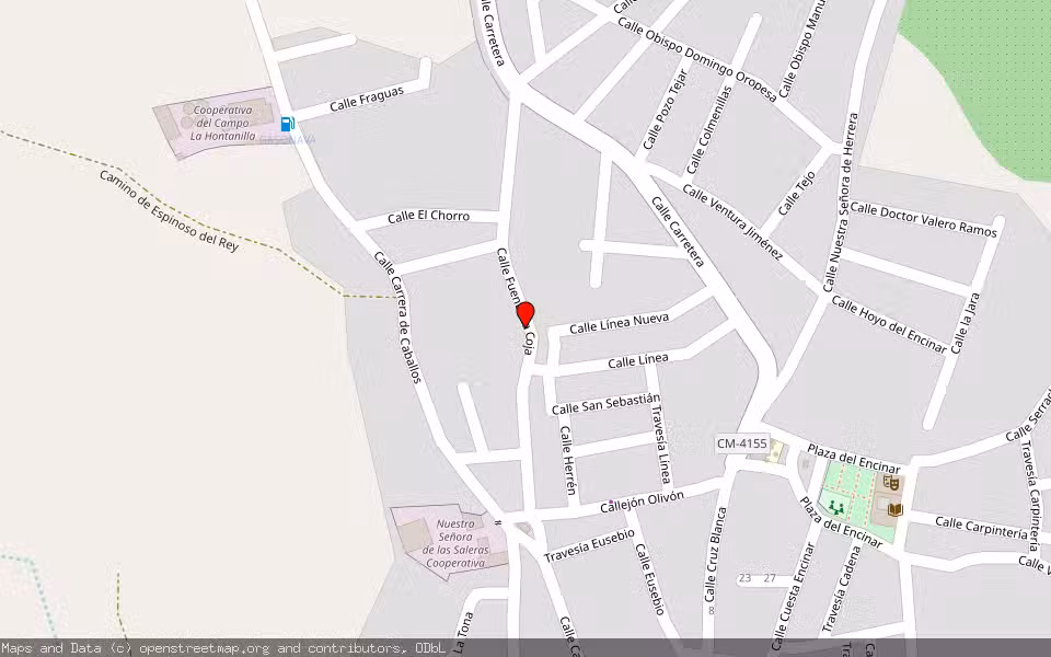 Mapa de Subasta Inmueble (Finca rústica) en Los Navalucillos, Toledo