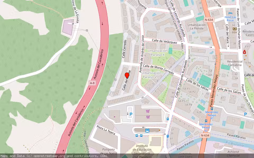 Mapa de Subasta Inmueble (Vivienda) en Castro-urdiales, Cantabria