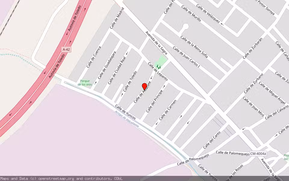 Mapa de Subasta Inmueble (Vivienda) en Numancia De La Sagra, Toledo